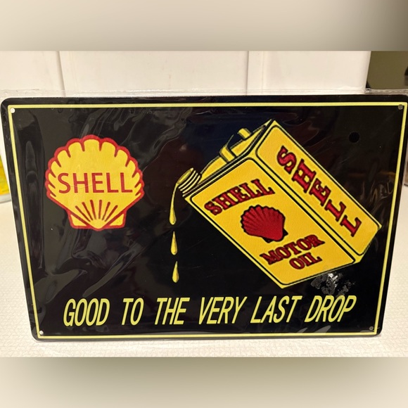 Vintage Shell Motor Oil Sign - Picture 1 of 2